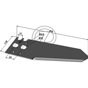 Couteau ensileuse Krone 3391762 Adaptable