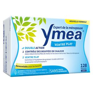 Yméa Ymea Ménopause Bouffées de Chaleur et Ventre Plat 128 Gélules