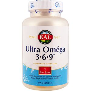 Ultra Oméga 3.6.9 50 gélules