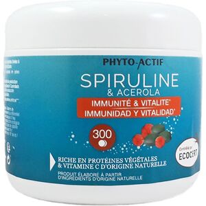 Phytoactif Acérola Spiruline 300 comprimés