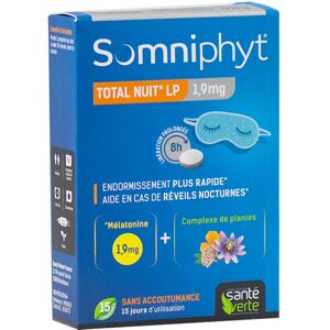 Somniphyt Total Nuit LP 1,9mg 15 comprimés