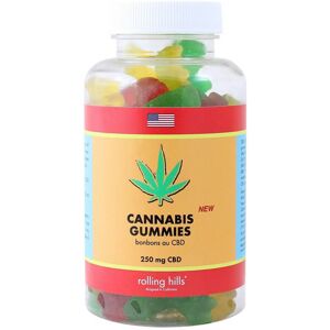 Compléments alimentaire gummies au CBD Rolling Hills 125g - Publicité