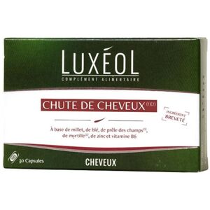 Complements alimentaires chute de cheveux Luxeol 30 gelules