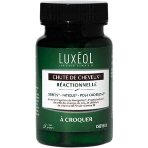 Luxéol Compléments alimentaires chute de cheveux réactionnelle à croquer Luxéol 30 pastilles