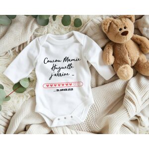 Cadeaux.com Body bebe personnalise - Annonce grossesse