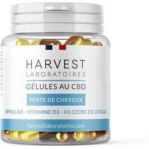 Gélules CBD - Chute de cheveux avec Spiruline - Harvest Laboratoires - Publicité