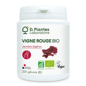 Vigne rouge BIO 200 gélules - D.Plantes - Complément Alimentaire - Publicité
