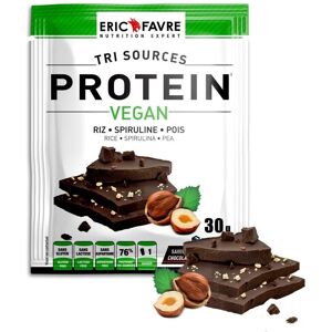 Eric Favre Protein Vegan, Proteine végétale tri-source - Sachet Unidose (Choco-Noisette) Proteines Chocolat - Noisette - Eric Favre one_size_fits_all