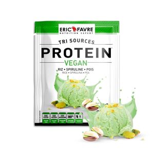Protein Vegan, Proteine vegetale tri-source - Sachet Unidose (Pistache) Proteines Pistache - Eric Favre