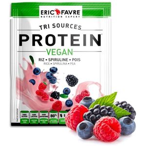 Protein Vegan, Proteine vegetale tri-source - Sachet Unidose Proteines Triple Berry - Eric Favre Noir new