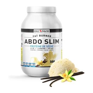 Eric Favre Abdo Slim - Protéine de sèche Proteines - Vanille onctueuse - 1,5kg - Eric Favre Noir 1000ml