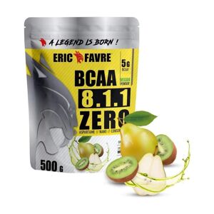 BCAA 8.1.1 ZERO Vegan 500gr Kiwi Poire Bcaa & Acides Amines Kiwi - Poire - Eric Favre Noir M