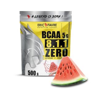 BCAA 8.1.1 ZERO Vegan 500gr Pasteque Bcaa & Acides Amines Pasteque - Eric Favre 100 comprimes