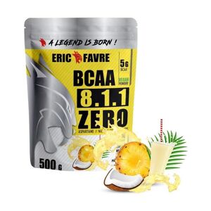 BCAA 8.1.1 ZERO Vegan 500gr Pina Colada Bcaa & Acides Amines Piña colada - Eric Favre 1,5kg