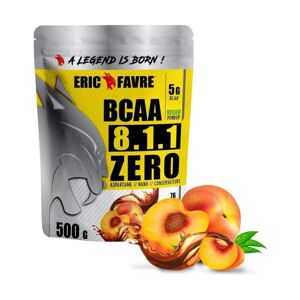 Eric Favre BCAA 8.1.1 ZERO Vegan 500gr Thé Pêche Bcaa & Acides Amines Thé Pêche - Eric Favre
