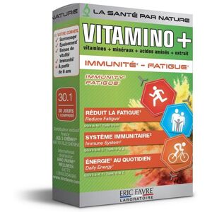 Eric Favre Vitamino+ Immunité, fatigue, Multivitamines et minéraux Tonus & Immunite - - Eric Favre