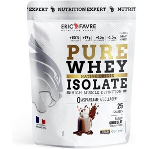 Eric Favre Pure Whey Protein Native 100% Isolate Proteines - Chocolat - 750g - Eric Favre Violet L