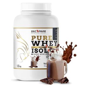 Pure Whey Protein Native 100% Isolate Proteines - Chocolat - 1,5kg - Eric Favre one_size_fits_all