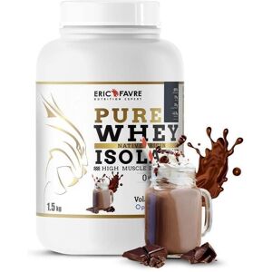 Eric Favre Pure Whey Protein Native 100% Isolate Proteines - Chocolat - 1,5kg - Eric Favre one_size_fits_all