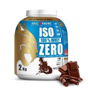 Iso Zero 100% Whey Proteine Proteines - Choco Intense - 2kg - Eric Favre