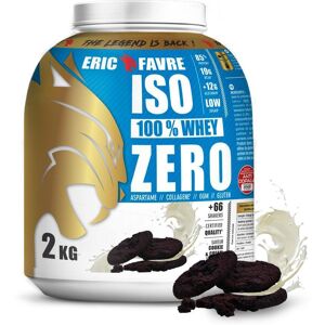 Eric Favre Iso Zero 100% Whey Protéine Proteines - Cookies & cream - 2kg - Eric Favre 500ml