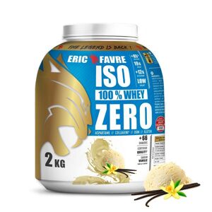 Iso Zero 100% Whey Proteine Proteines - Vanille - 2kg - Eric Favre