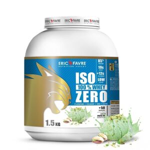 Iso Zero 100% Whey Protéine Proteines - Pistache - 1,5kg - Eric Favre