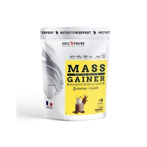 Mass Gainer Native Protein Gainers - Chocolat - 1kg - Eric Favre Noir L