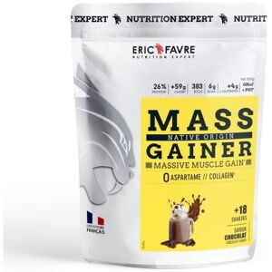 Eric Favre Mass Gainer Native Protein Gainers - Chocolat - 1kg - Eric Favre Noir M