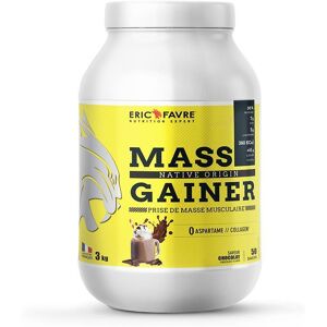 Eric Favre Mass Gainer Native Protein Gainers - Chocolat - 3kg - Eric Favre one_size_fits_all