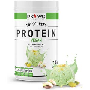 Protéines végétales tri-source, Protein vegan, Pistache Proteines - Pistache - 1,5kg - Eric Favre 1,5kg