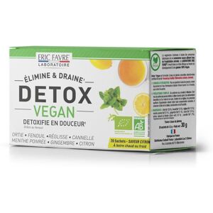 Detox vegan - Tisane drainante Detox & Perte De Poids - - Eric Favre 500g - Publicité