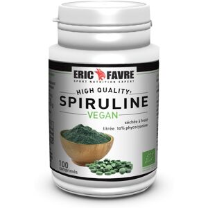 Spiruline Vegan Bio Tonus & Immunite - Neutre - 100 comprimés - Eric Favre one_size_fits_all - Publicité