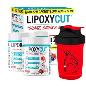 Eric Favre Coffret Lipoxycut Vegan - SHAKER* OFFERT - Brûleur de graisses Bruleurs De Graisses Fruits rouges - Eric Favre one_size_fits_all