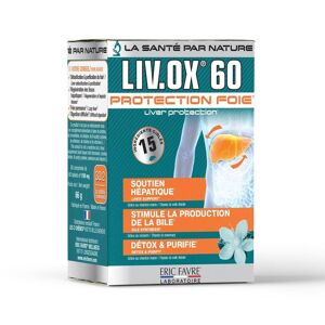 LIV.OX® 60 - Pour une Detox du foie efficace Bien Etre General - - Eric Favre Noir L