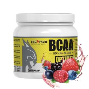 Eric Favre BCAA Optimiz - BCAA 2:1:1 - Acides aminés essentiels Bcaa & Acides Amines Fruits des bois - Eric Favre Blanc M