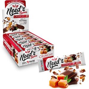 Eric Favre Barre protéinée Need's Crunchy Choco Caramel Barres Proteinees - Choco Caramel - 40g - Eric Favre Rose Enfant