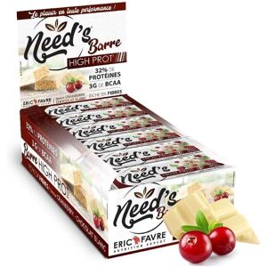 Barres Proteinees Need's High Protein Barres Proteinees - Cranberries - Display de 20 unites - Eric Favre one_size_fits_all