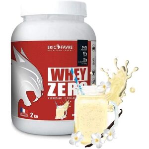 Whey Zero Proteines - Vanille - 2kg - Eric Favre - Publicité