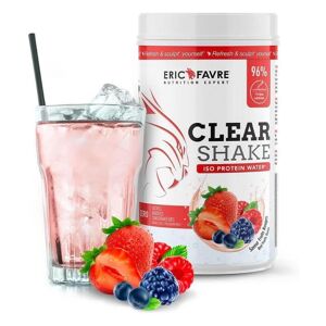 Clear Shake - Iso Protein Water Proteines - Fruits rouges - 500g - Eric Favre one_size_fits_all