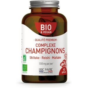 Eric Favre Complexe champignons Shiitake, Reishi et Maitake Bio Bien Etre General - - Eric Favre