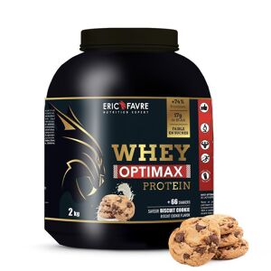 Whey Optimax Protein Proteines - Biscuit Cookie - 2kg - Eric Favre one_size_fits_all - Publicité