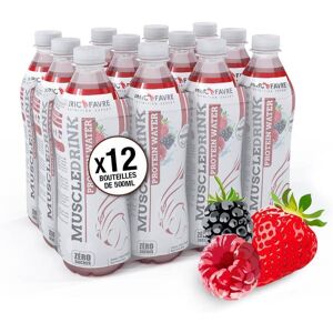 Eric Favre Muscle Drink - La boisson protéinée Boissons Proteinees - Fruits rouges - Pack de 12 unités - Eric Favre Vert 1000ml