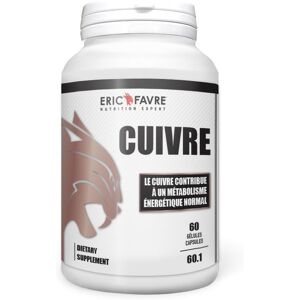 Cuivre - 60 gelules vegetales Bien Etre General - - Eric Favre Noir S