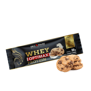 Eric Favre Whey Optimax Protein - Sachet unidose Proteines - Biscuit Cookie - 30g - Eric Favre Rouge M