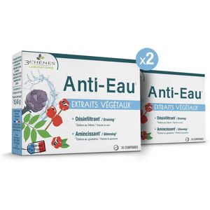 3 Chenes Laboratoires Anti-eau - Lot de 2 boites de 30 Caps 3 Chenes Laboratoires - - Eric Favre 16 gelules