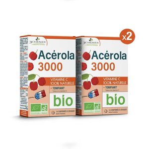 3 Chenes Laboratoires Acerola 3000 Bio - Vitamine C 100% naturelle - Lot de 2 3 Chenes Laboratoires - - Eric Favre