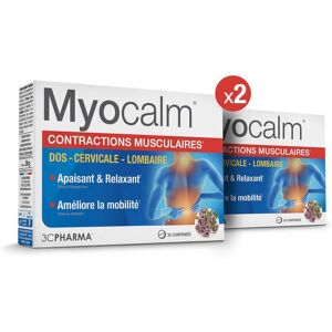 Myocalm® Contractions Musculaires - Comprimes - Lot de 2 3c Pharma - - Eric Favre Gris L