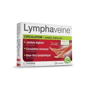 Lymphaveine® - Circulation jambes & chevilles 3c Pharma - - Eric Favre Blanc XL