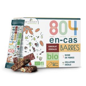 3 Chenes Laboratoires Barres En-cas Bio 804® Minceur - Chocolat Cereales - Boite 3 Chenes Laboratoires - - Eric Favre